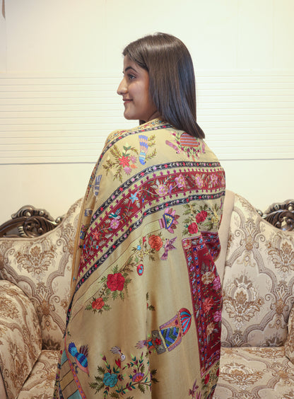 Pashmina Kalamkari Shawl