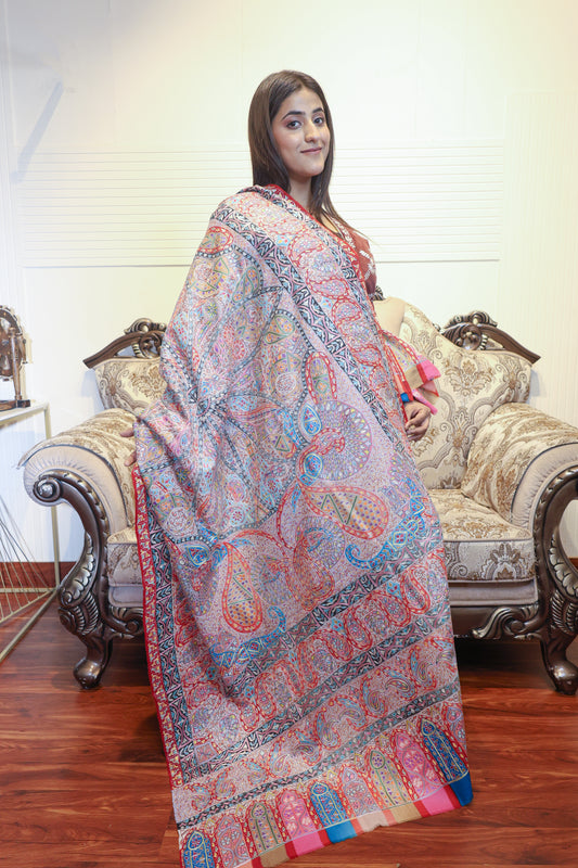 Pashmina Handmade Kalamkari Shawl