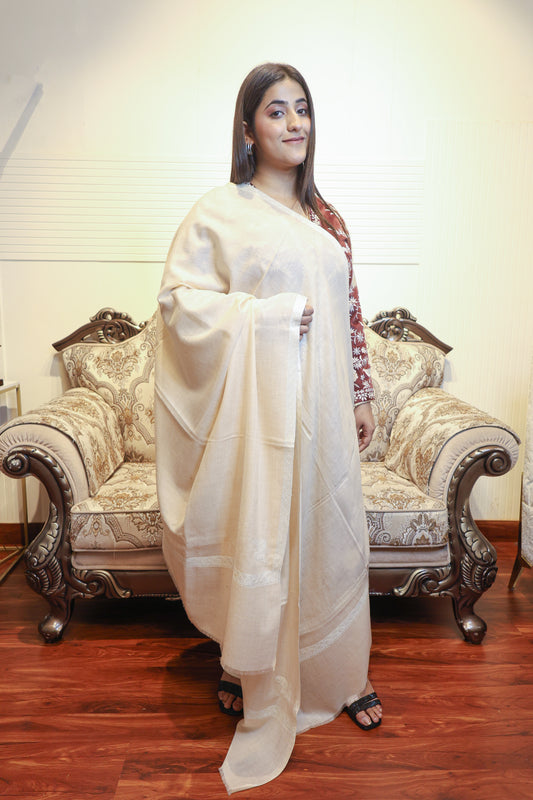 Pashmina Handmade Border Shawl