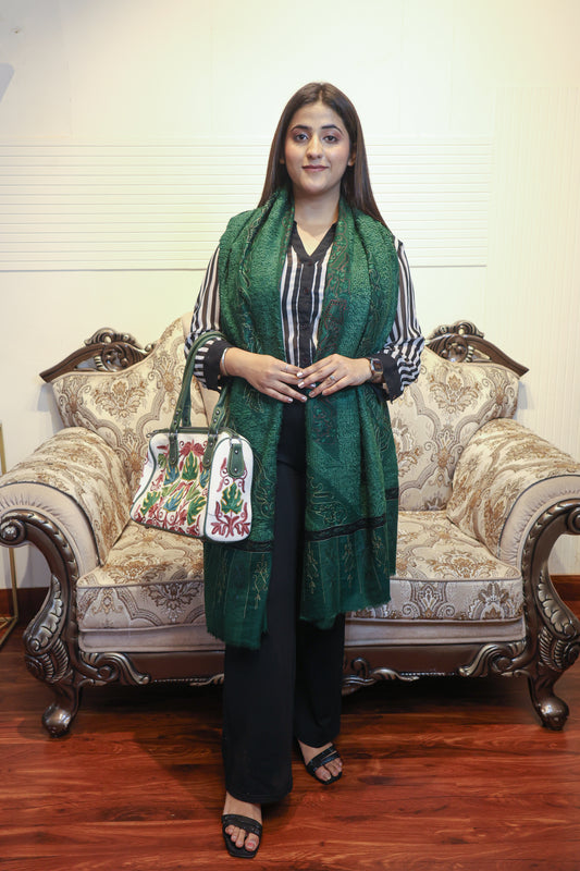 Kalamkari Towel Pashmina Shawl