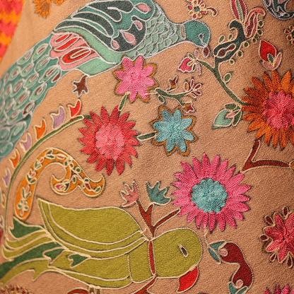 Kalamkari Shawl Cashmere Wool