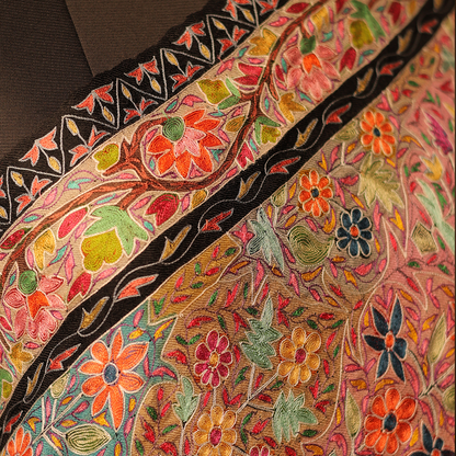 Pashmina Kalamkari Shawl (Silk Thread)