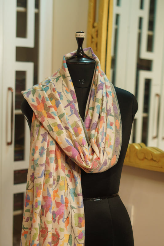 Handloom Kani Pashmina Shawl
