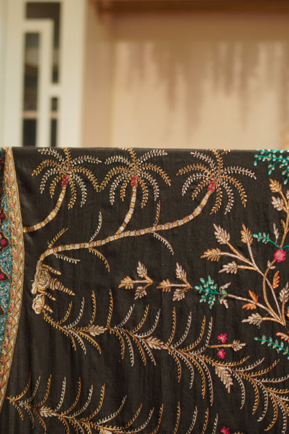 Handmade Kalamkari Gents Size Pashmina Shawl