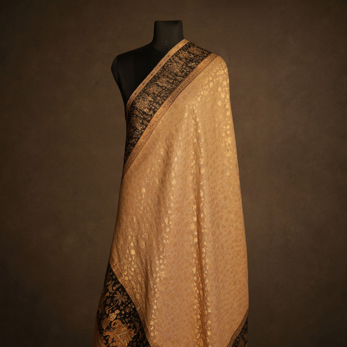 Zari Kani Doli Baraat Border Shawl