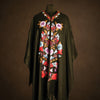 Lamb’s Wool Ari-Embroidered Cape Shawl