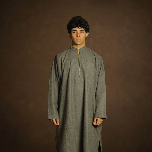 Plain Grey Pheran