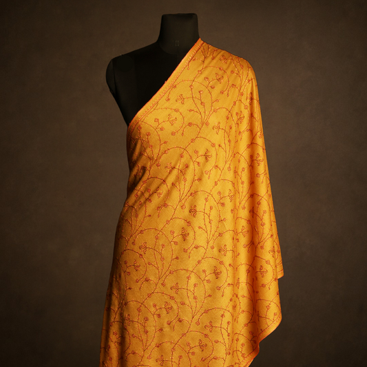 Handmade Sozni Jali Stole