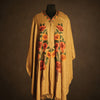 Lamb’s Wool Ari-Embroidered Cape Shawl