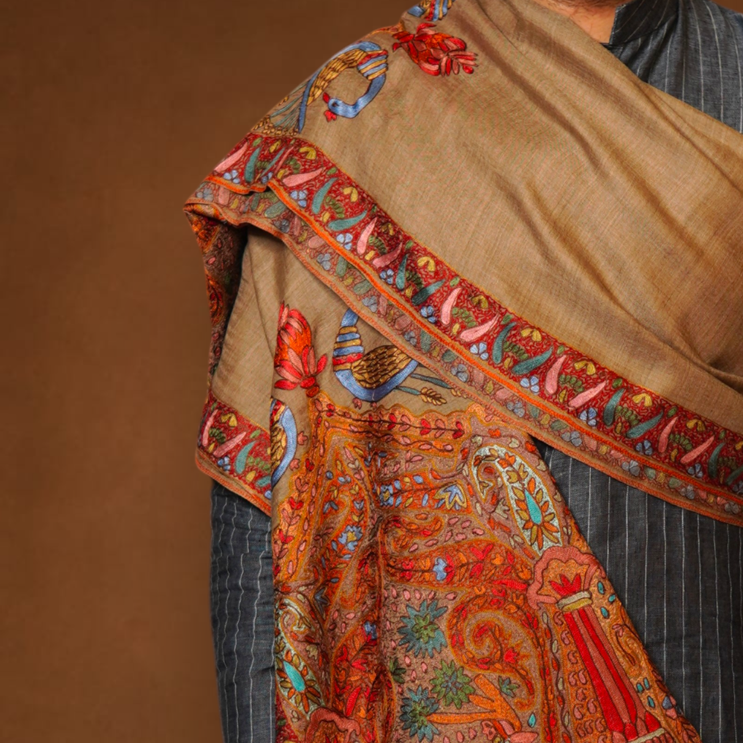 Gents Kalamkari Shawl
