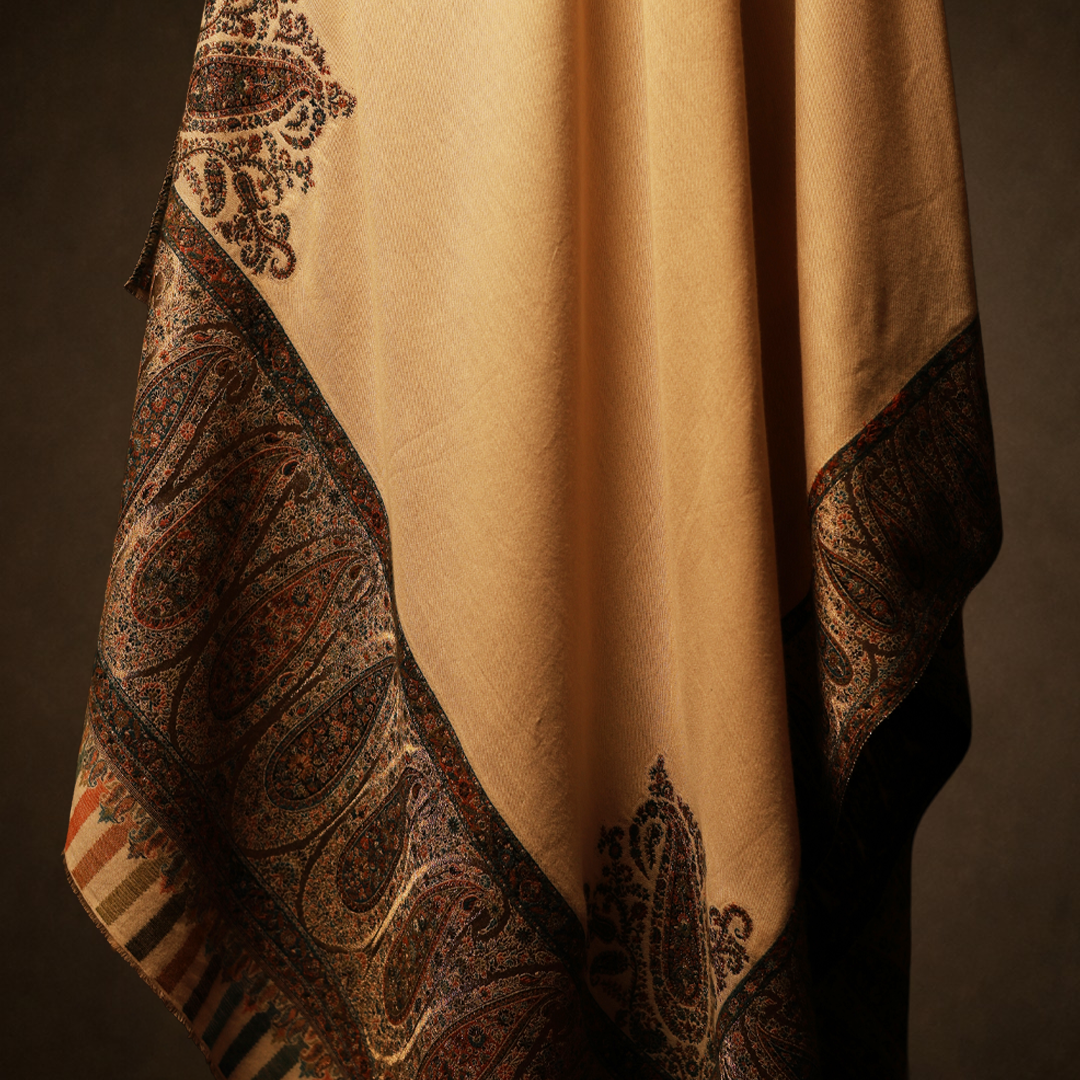 Moonlight 4-Side Border Shawl