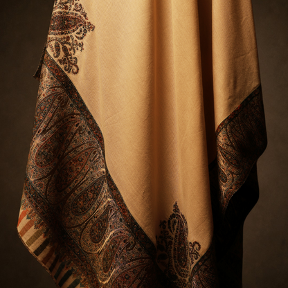 Moonlight 4-Side Border Shawl