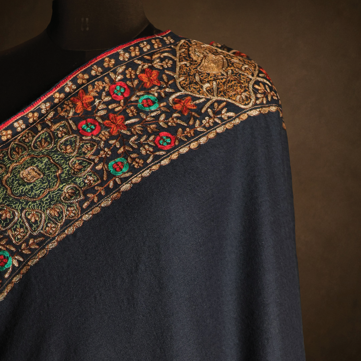 Zari Kalamkari Shawl
