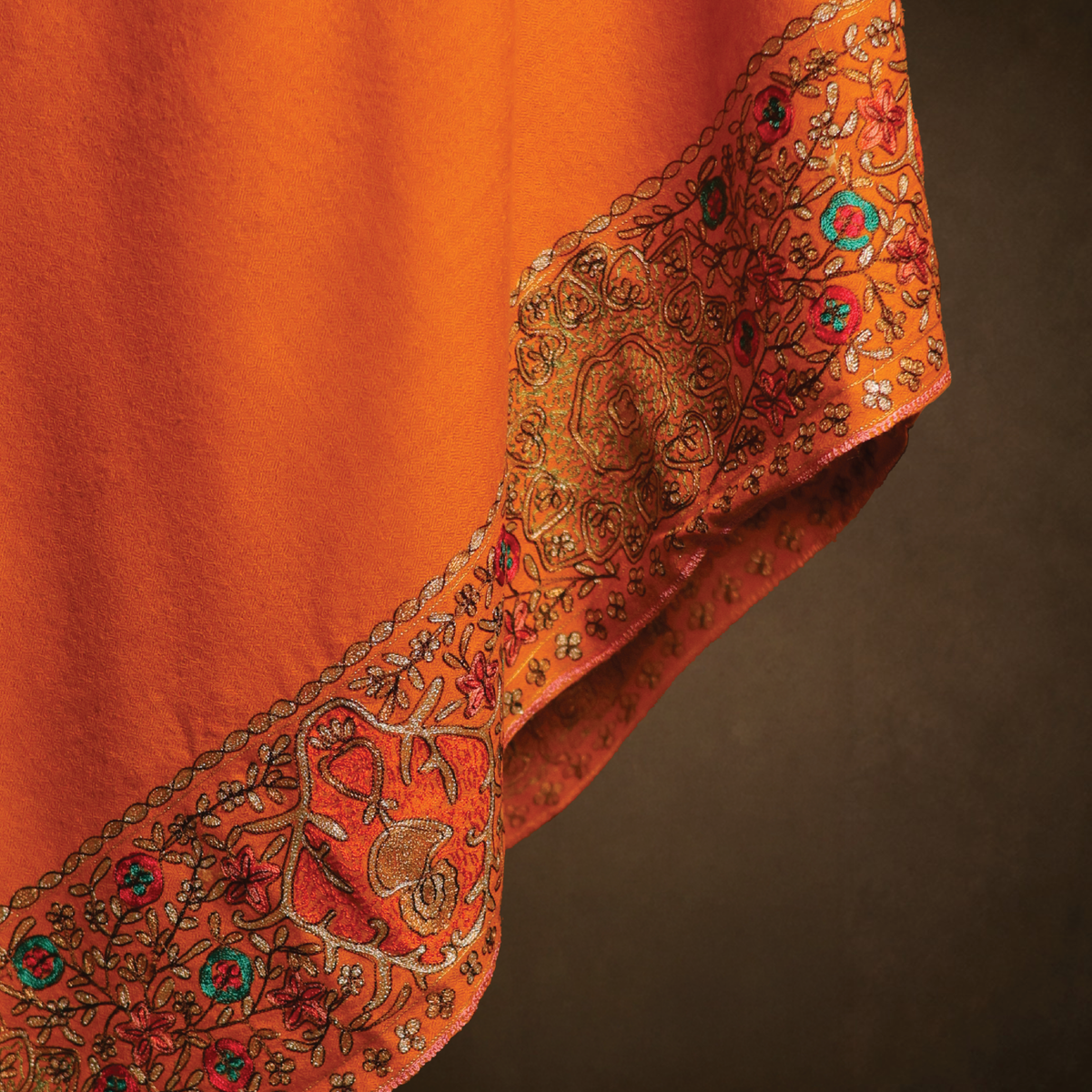 Zari Kalamkari Shawl