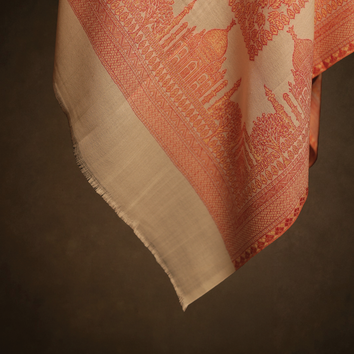 Zari Kani Taj Mahal Shawl