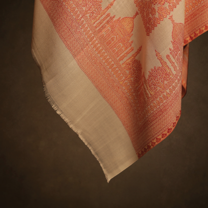 Zari Kani Taj Mahal Shawl
