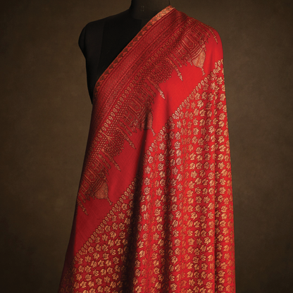 Zari Kani Taj Mahal Shawl