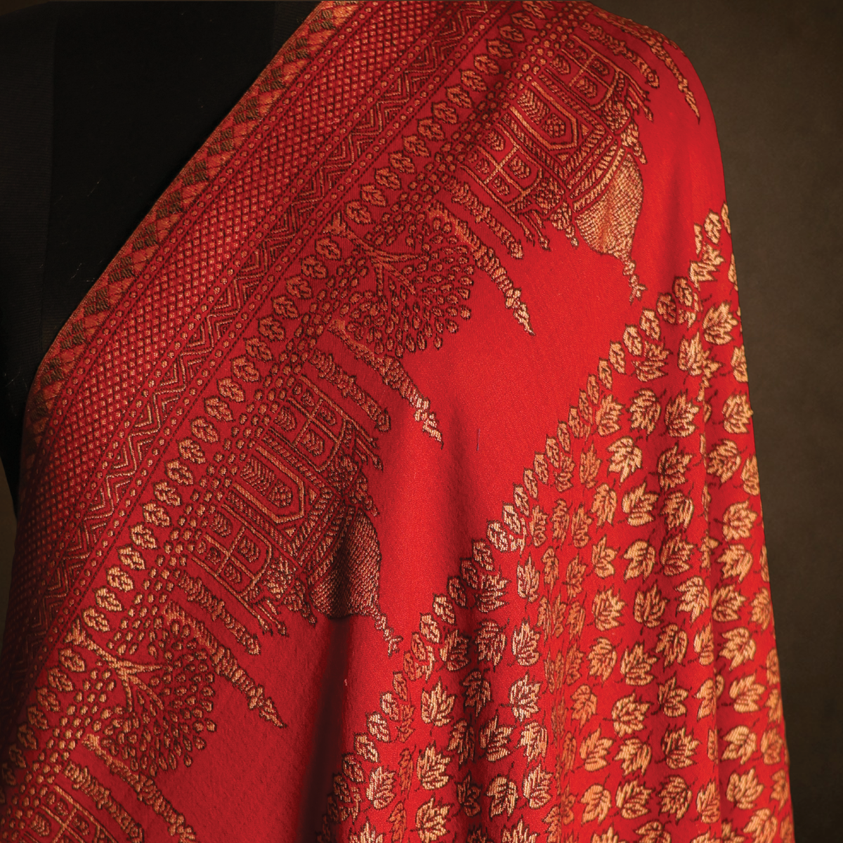 Zari Kani Taj Mahal Shawl