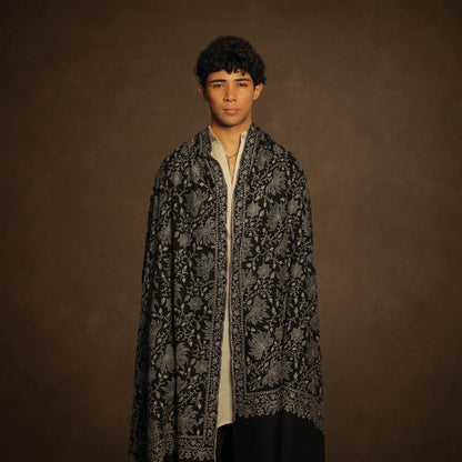 Mens Black Pashmina
