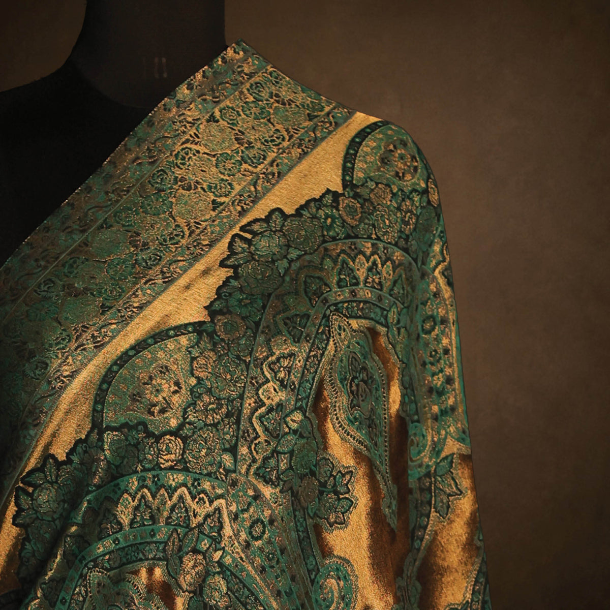 Moonlight Paisley Reversible Shawl