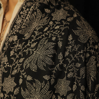 Mens Black Pashmina