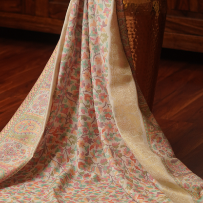 All Season Multi-Color Woven Kani Shawl