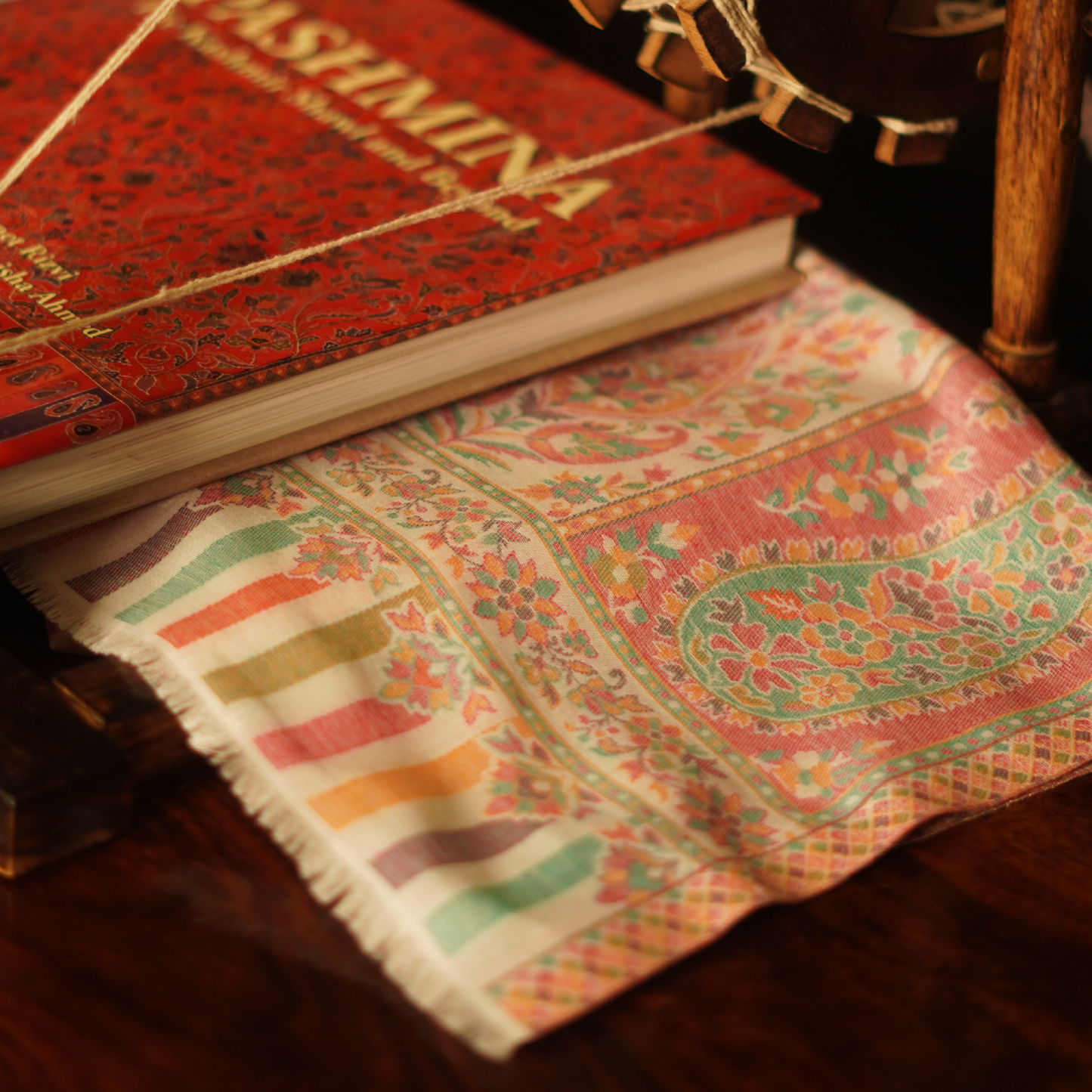 All Season Multi-Color Woven Kani Shawl