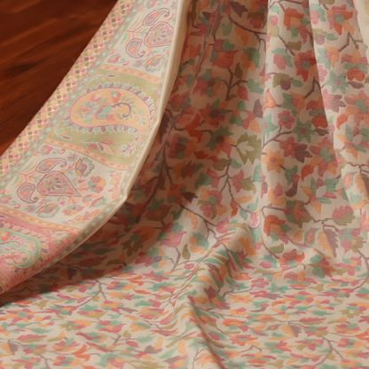 All Season Multi-Color Woven Kani Shawl