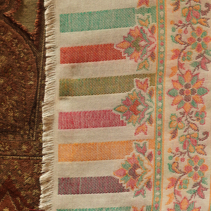All Season Multi-Color Woven Kani Shawl