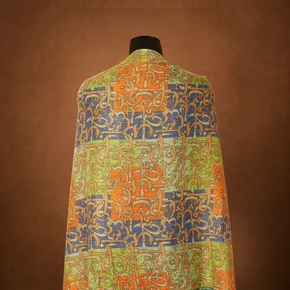 Arabic Calligraphy Printed Stole