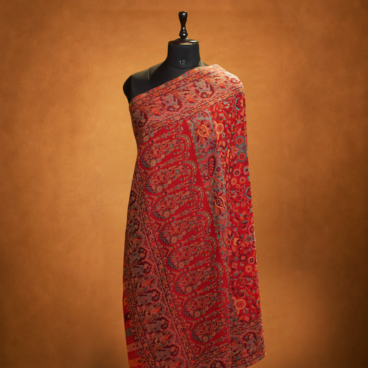 Pure Wool Kani Shawl