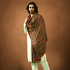 Mens Shawl - Multicolour Stripe