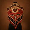 Silk Scarf - Ember Paisley