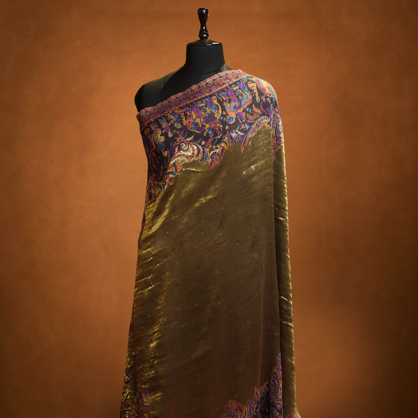 Moonlight Kani Border Shawl
