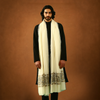 Kani Palla Mughal Design Shawl - Natural