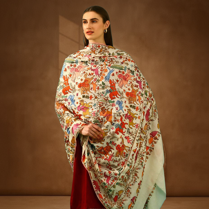 Handmade Kalamkari Shawl