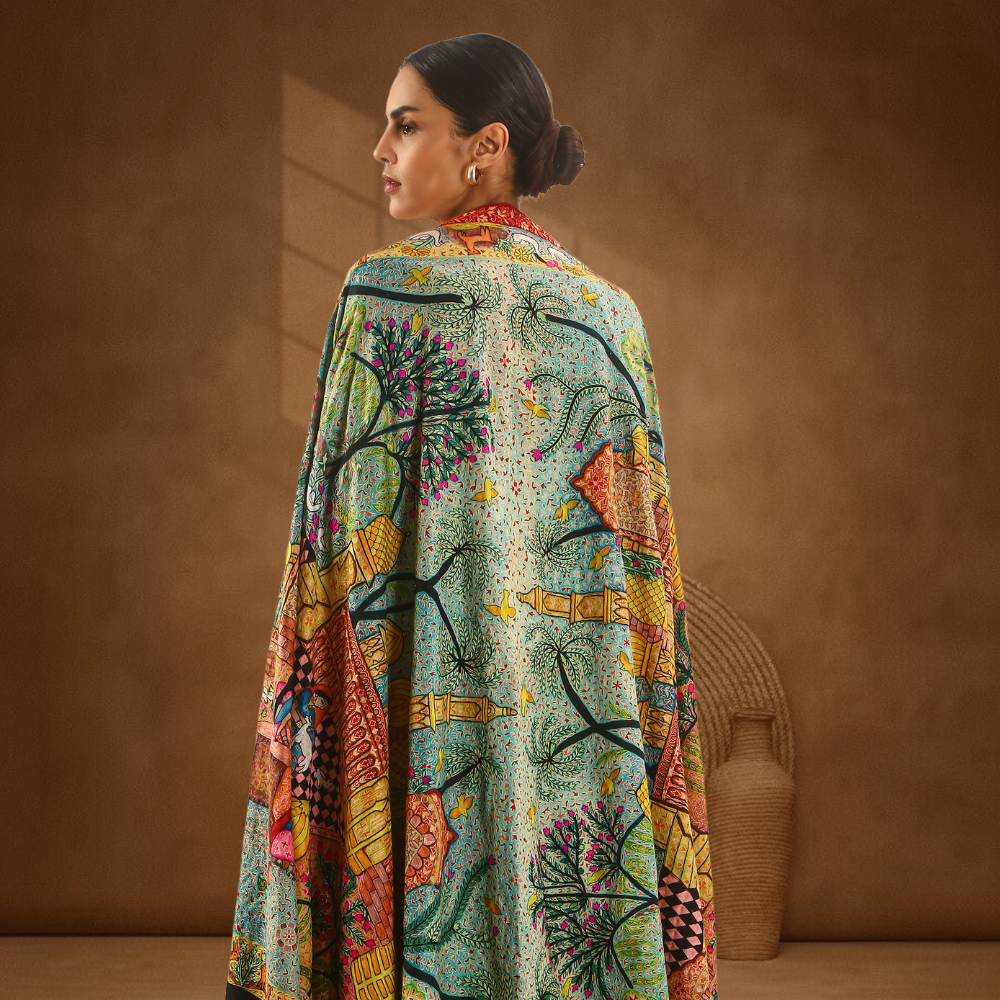 Pashmina Kalamkari Shawl
