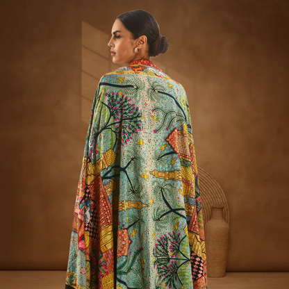 Pashmina Kalamkari Shawl