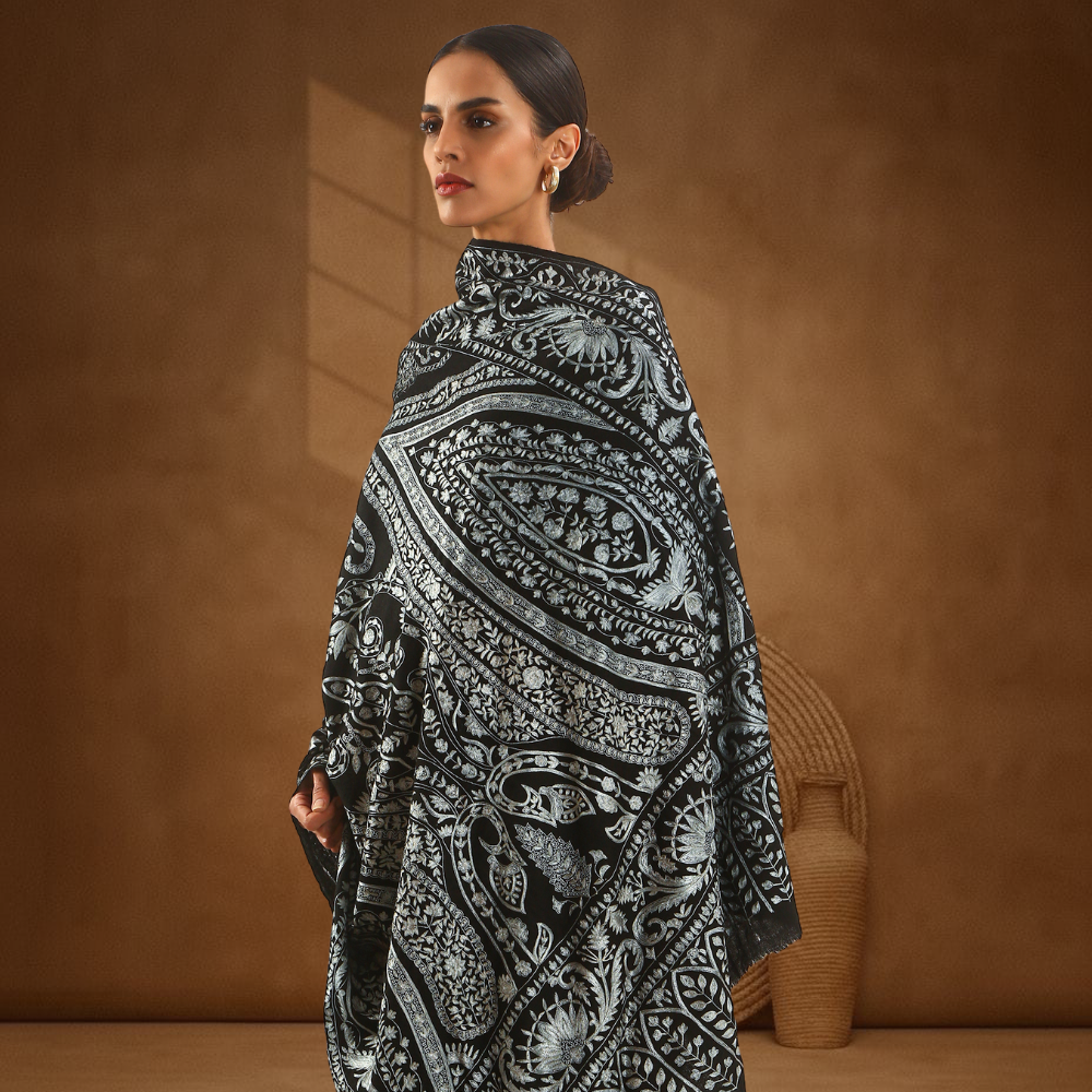 Pashmina Kalamkari Shawl