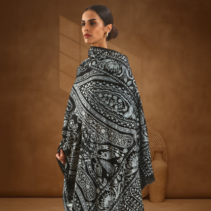Pashmina Kalamkari Shawl