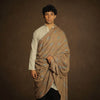Mens Beige Pashmina Shawl