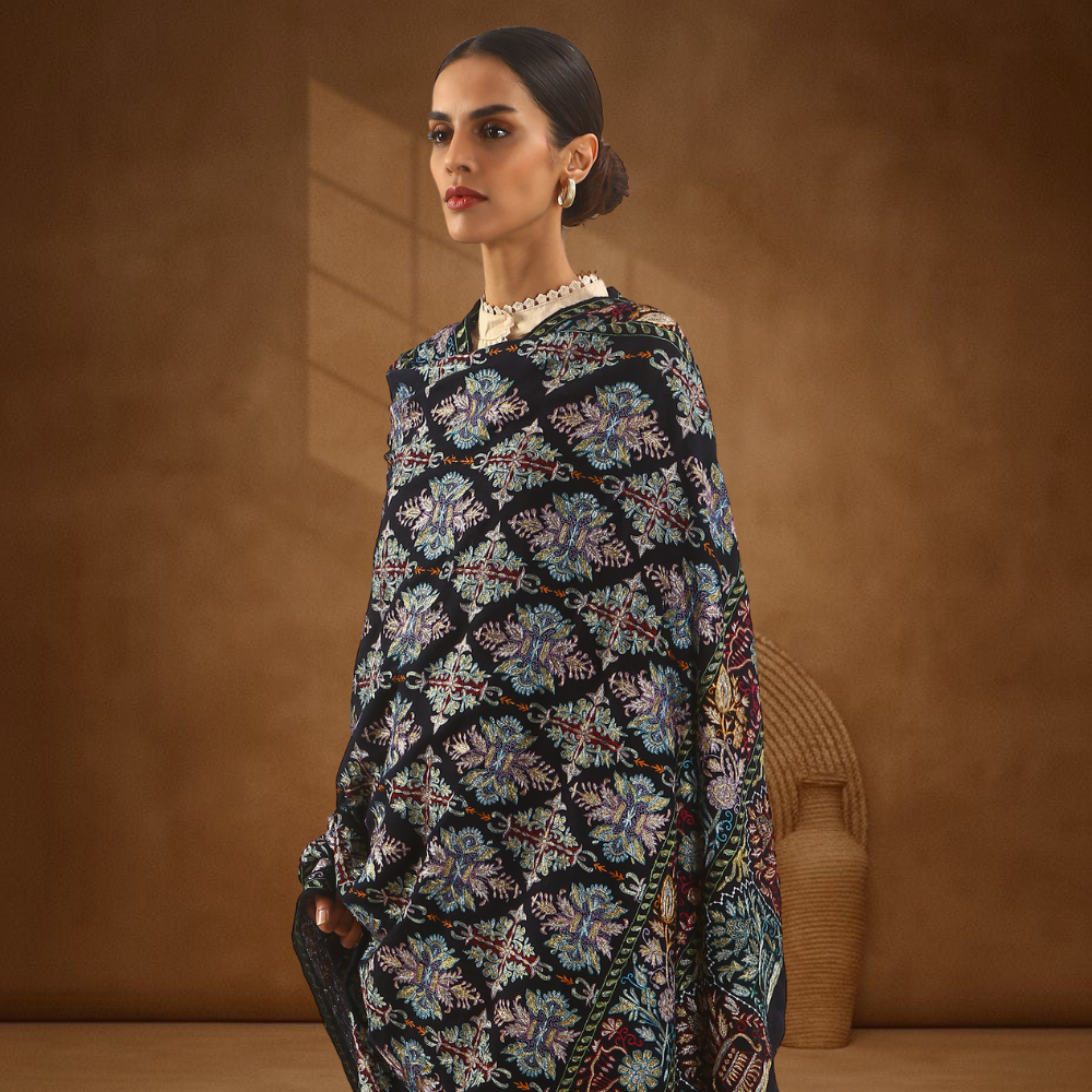 Pashmina Kalamkari Shawl