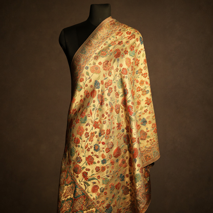 Mulberry Silk Moonlight Stole - Traditional Weave