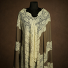 Valentino 4-side lace stole