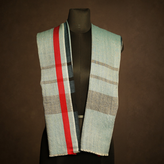 Cashmere Wool Herringbone Muffler