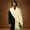 Kani Palla Mughal Design Shawl - Natural