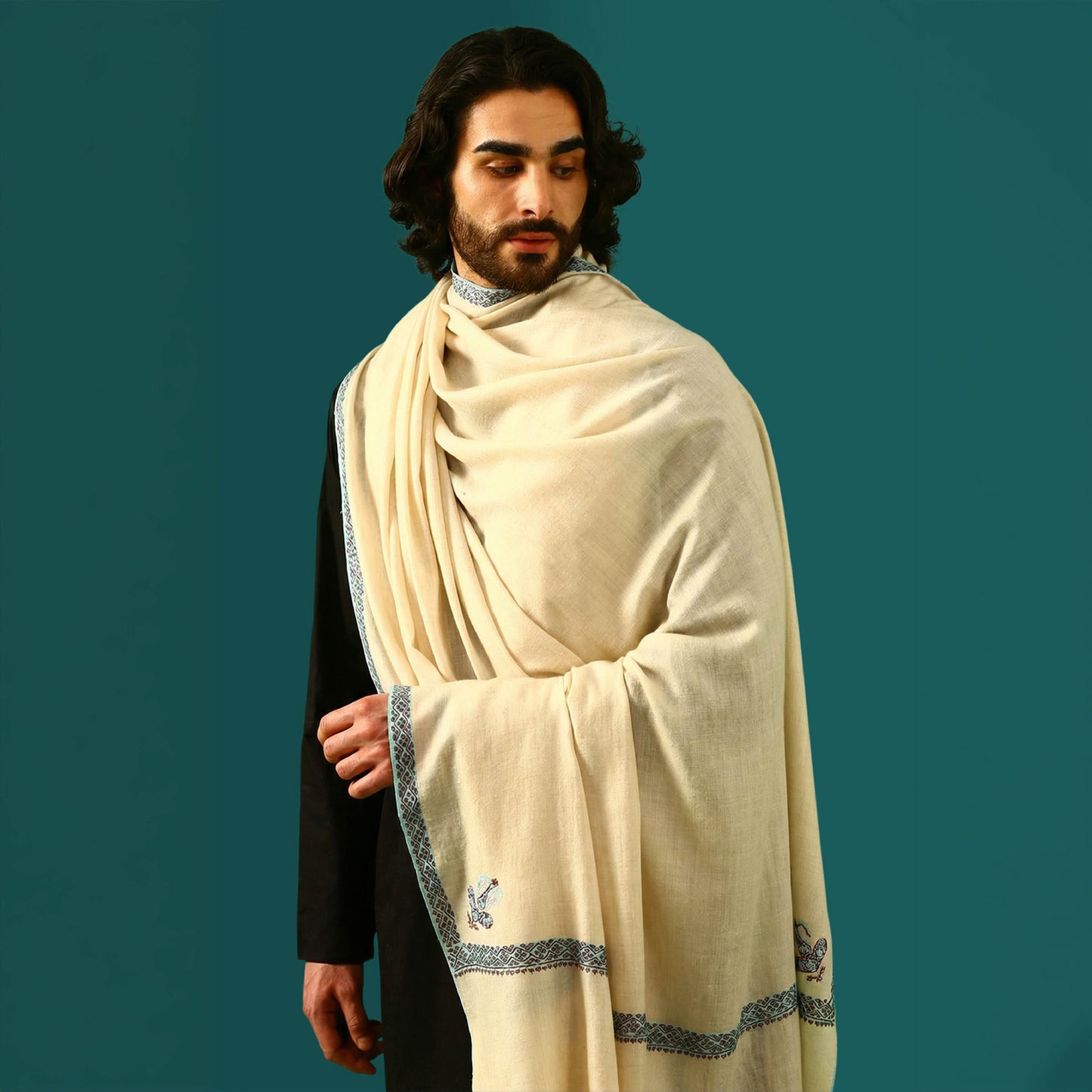 Pashmina Sozni Embroidery Shawl