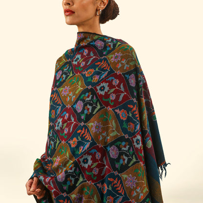 Pashmina Kani Jama Shawl