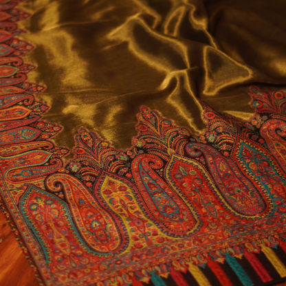 Moonlight Kani Reversible Border Shawl (The Painted Border)