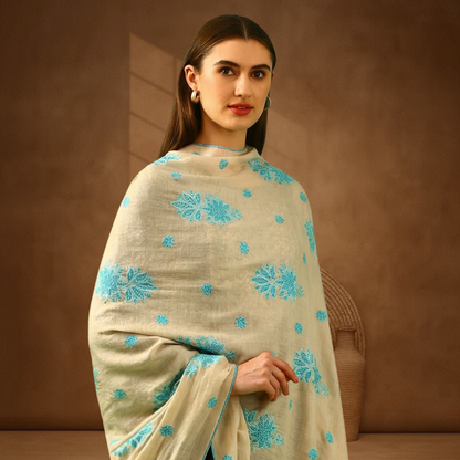 Pashmina Hand Embroidery Sozni Shawl